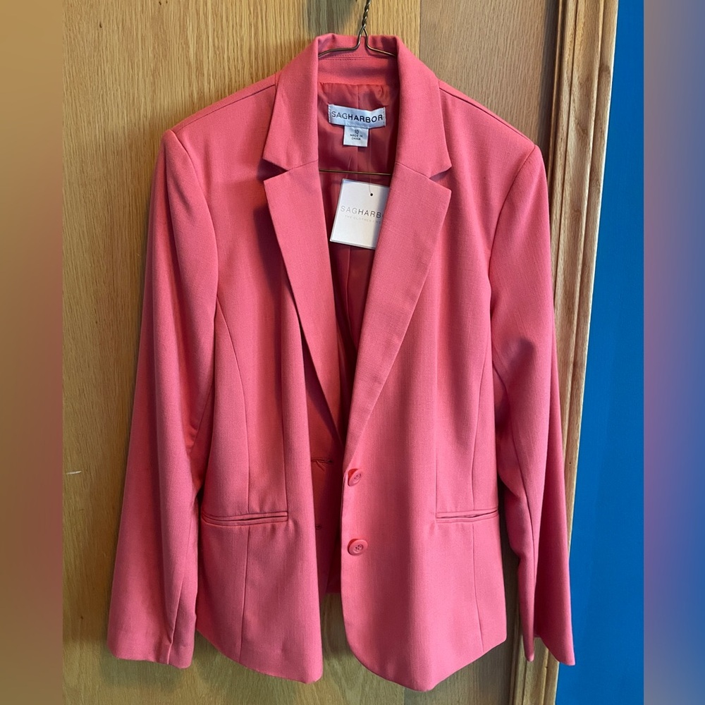 Pink Womens Blazer